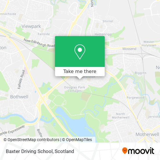 Baxter Driving School map