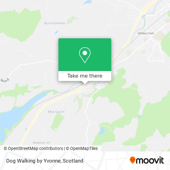 Dog Walking by Yvonne map