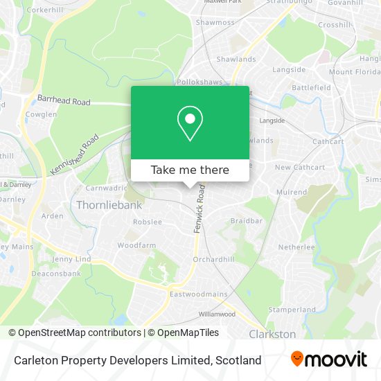 Carleton Property Developers Limited map