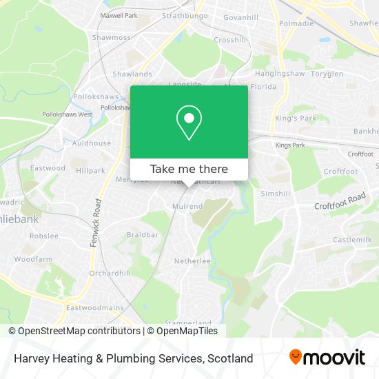 Harvey Heating & Plumbing Services map