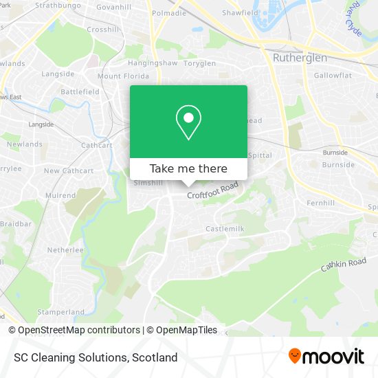 SC Cleaning Solutions map