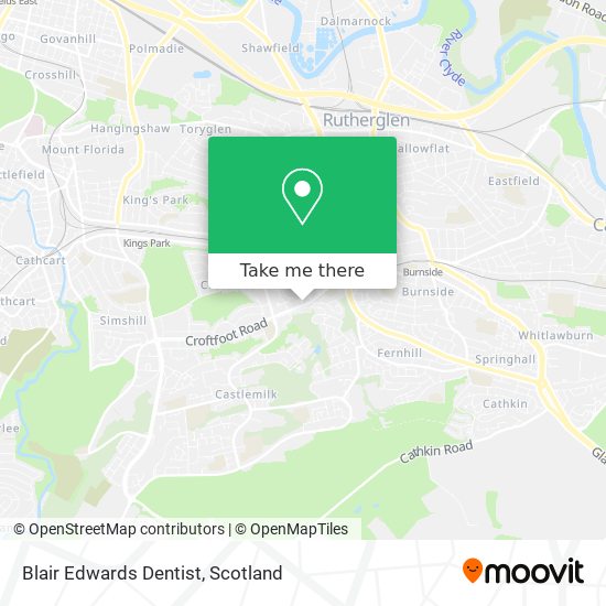 Blair Edwards Dentist map