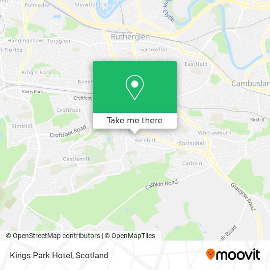 Kings Park Hotel map