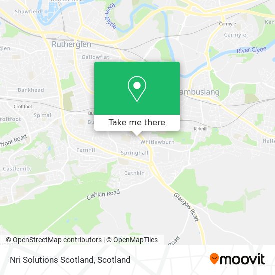 Nri Solutions Scotland map