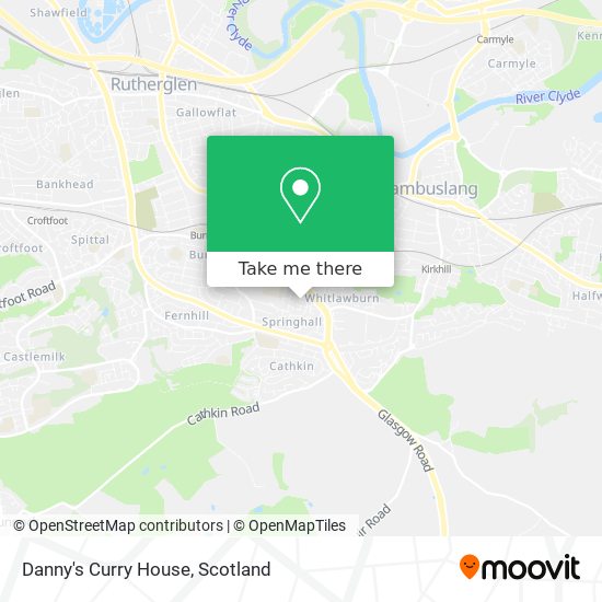 Danny's Curry House map