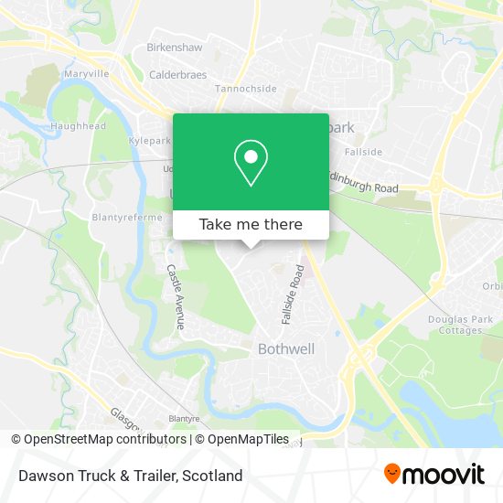 Dawson Truck & Trailer map