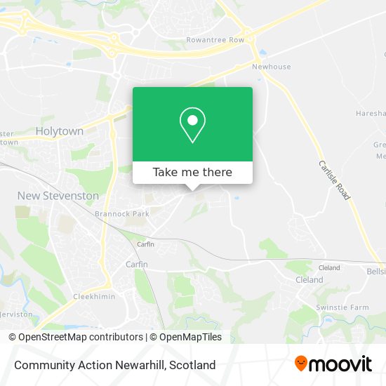 Community Action Newarhill map