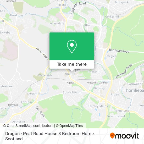 Dragon - Peat Road House 3 Bedroom Home map