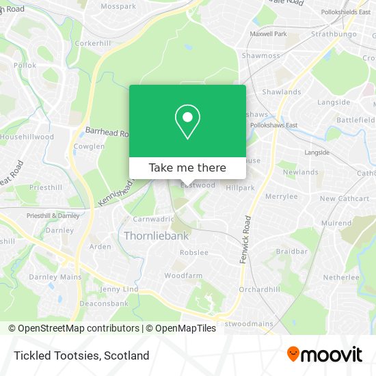 Tickled Tootsies map