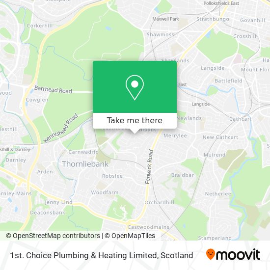 1st. Choice Plumbing & Heating Limited map