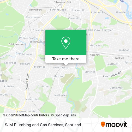 SJM Plumbing and Gas Services map