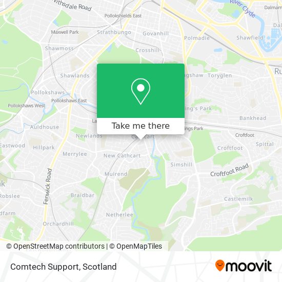 Comtech Support map