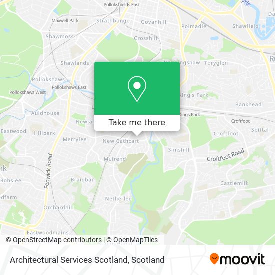 Architectural Services Scotland map