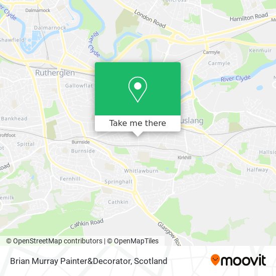 Brian Murray Painter&Decorator map