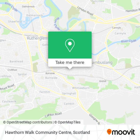 Hawthorn Walk Community Centre map