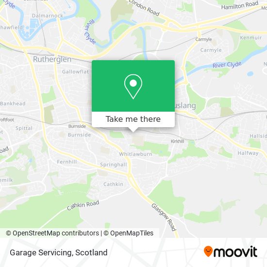 Garage Servicing map