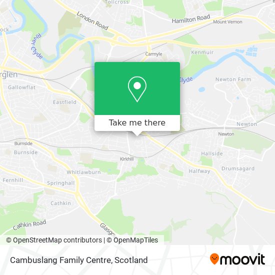 Cambuslang Family Centre map