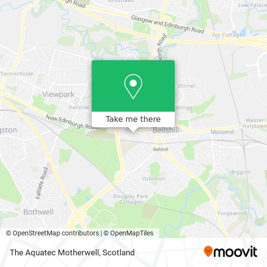 The Aquatec Motherwell map