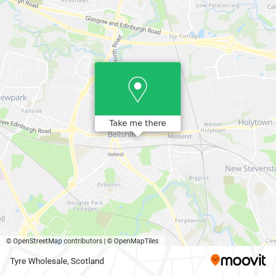 Tyre Wholesale map