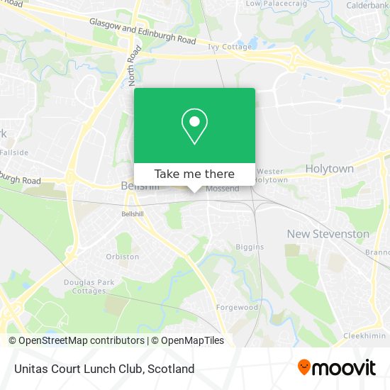 Unitas Court Lunch Club map