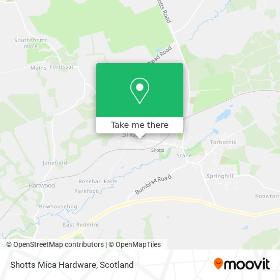 Shotts Mica Hardware map