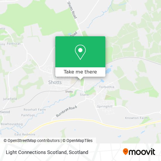 Light Connections Scotland map