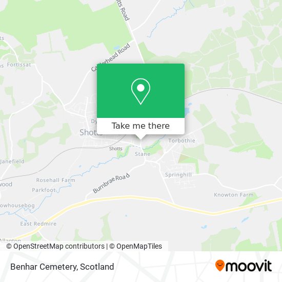 Benhar Cemetery map