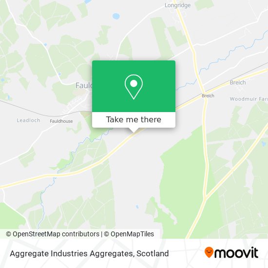 Aggregate Industries Aggregates map