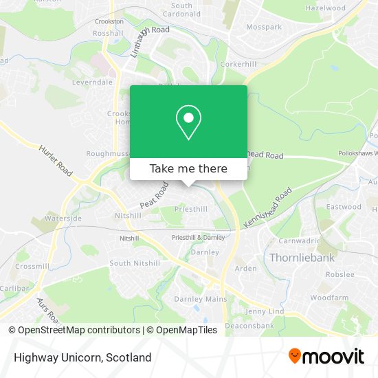 Highway Unicorn map