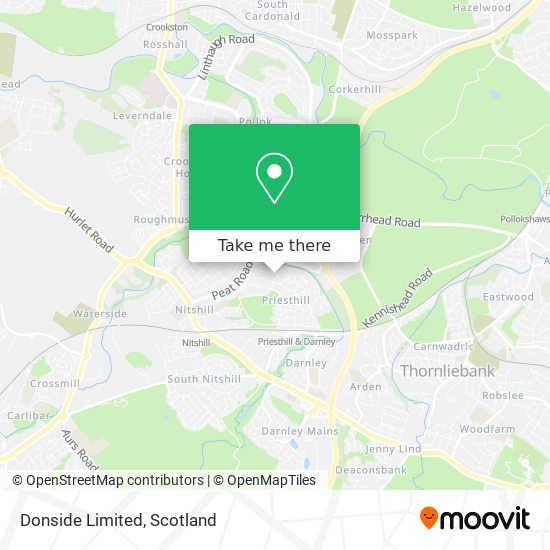 Donside Limited map