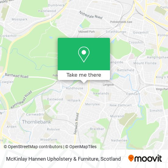 McKinlay Hannen Upholstery & Furniture map