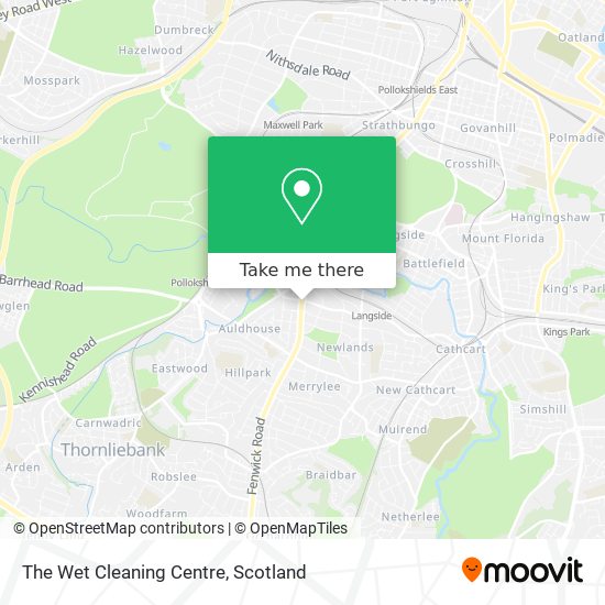 The Wet Cleaning Centre map