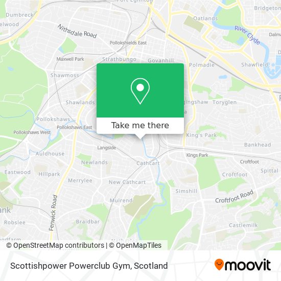 Scottishpower Powerclub Gym map