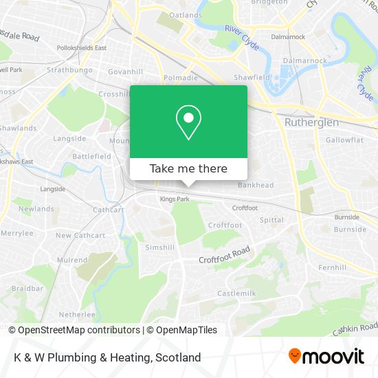 K & W Plumbing & Heating map