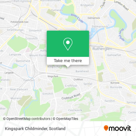 Kingspark Childminder map
