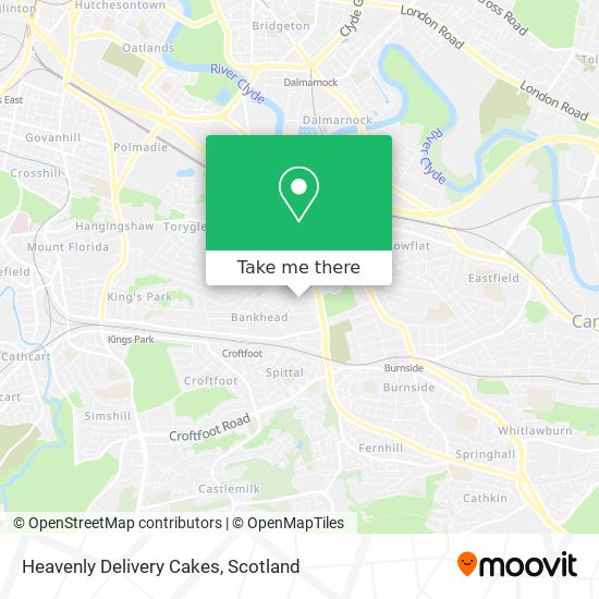 Heavenly Delivery Cakes map
