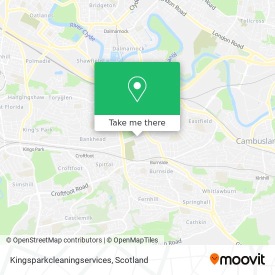 Kingsparkcleaningservices map