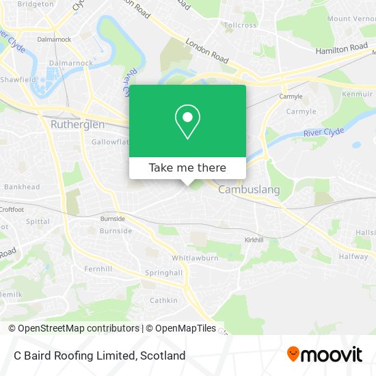 C Baird Roofing Limited map