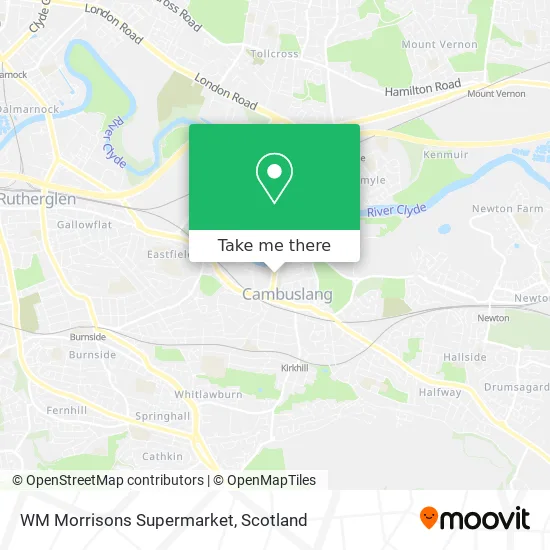 WM Morrisons Supermarket map