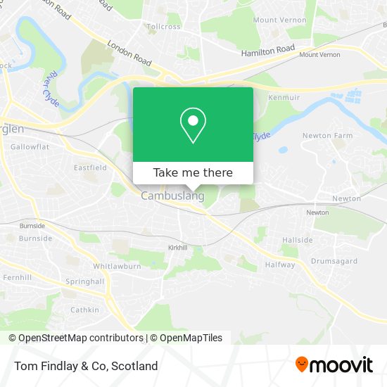Tom Findlay & Co map