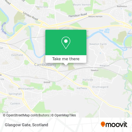 Glasgow Gate map