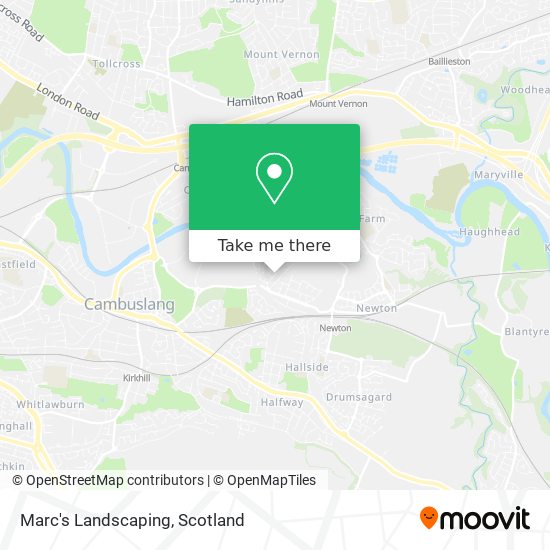 Marc's Landscaping map