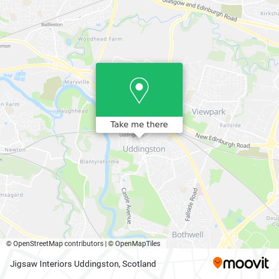 Jigsaw Interiors Uddingston map