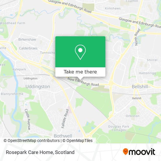Rosepark Care Home map