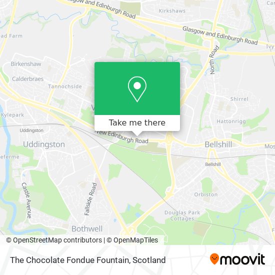 The Chocolate Fondue Fountain map