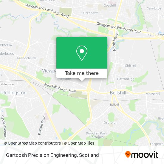 Gartcosh Precision Engineering map