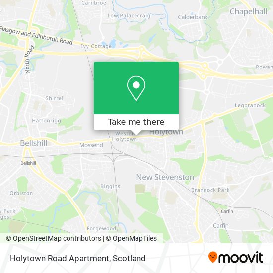 Holytown Road Apartment map