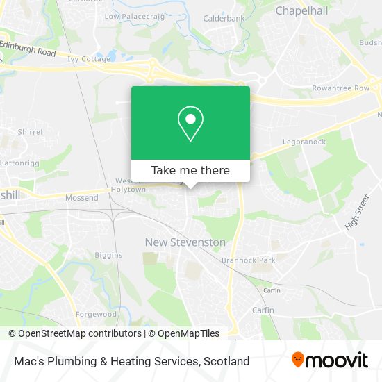 Mac's Plumbing & Heating Services map