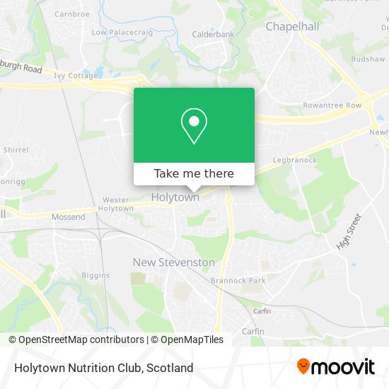 Holytown Nutrition Club map