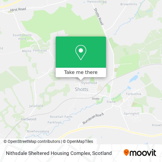 Nithsdale Sheltered Housing Complex map